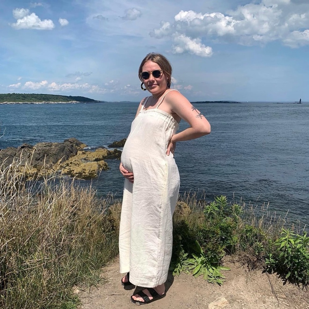 OZMA Cream Jumpsuit
